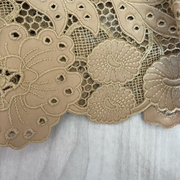 Beautiful Valentino zip up cardigan with lace detail. Size 4 - Picture 4 of 6